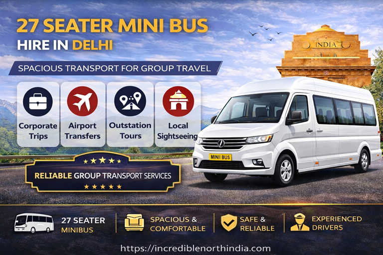 27 Seater Bus on Rent in Delhi
27 seater bus on rent in Delhi for medium group travel
27 seater bus hire Delhi for corporate and school trips
AC 27 seater bus rental Delhi for outstation tours
Delhi 27 seater tourist bus booking service
comfortable 27 seater bus hire in Delhi with driver
