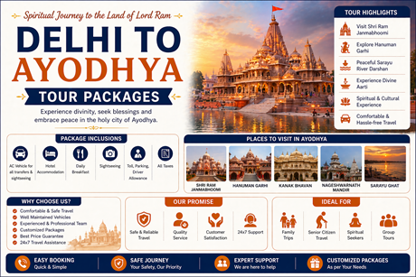 Delhi to ayodhya tour packages