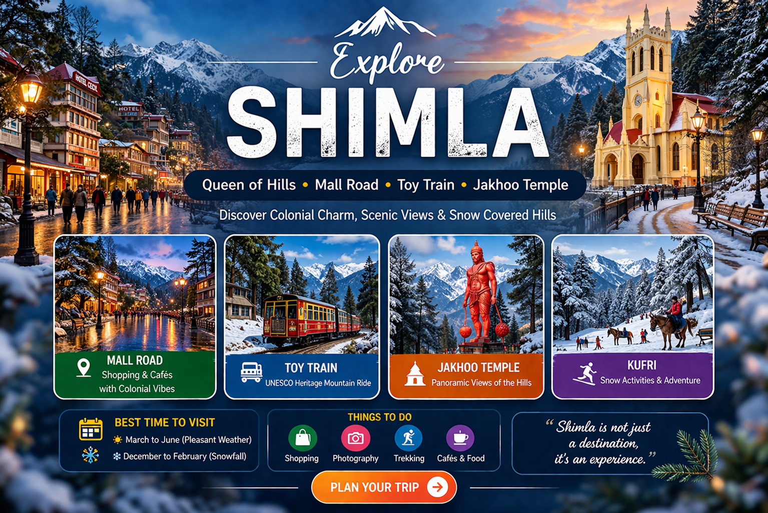 shimla local sightseeing