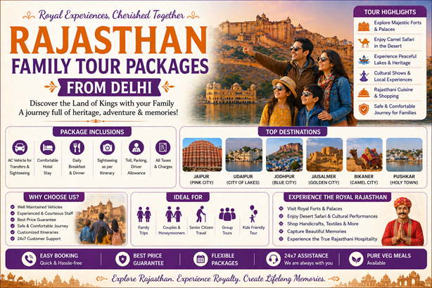 Rajasthan Family Tour Packages from Delhi