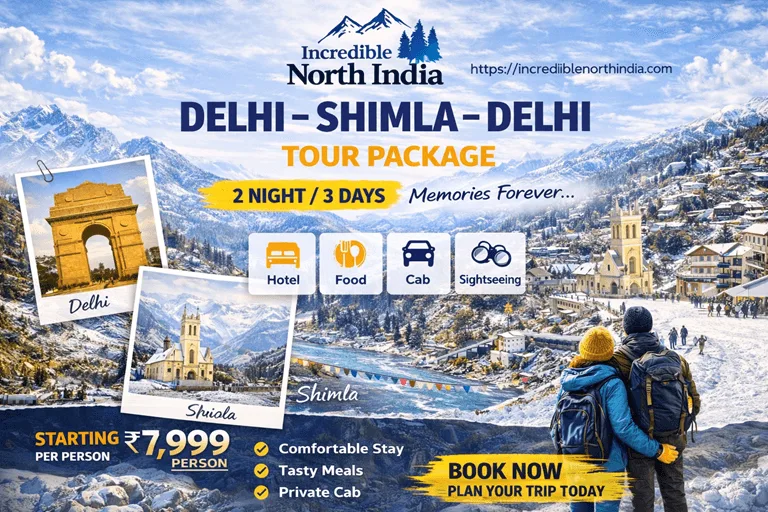 Shimla private tour from Delhi