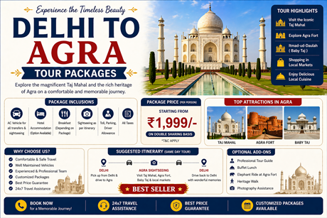 delhi to agra tour packages