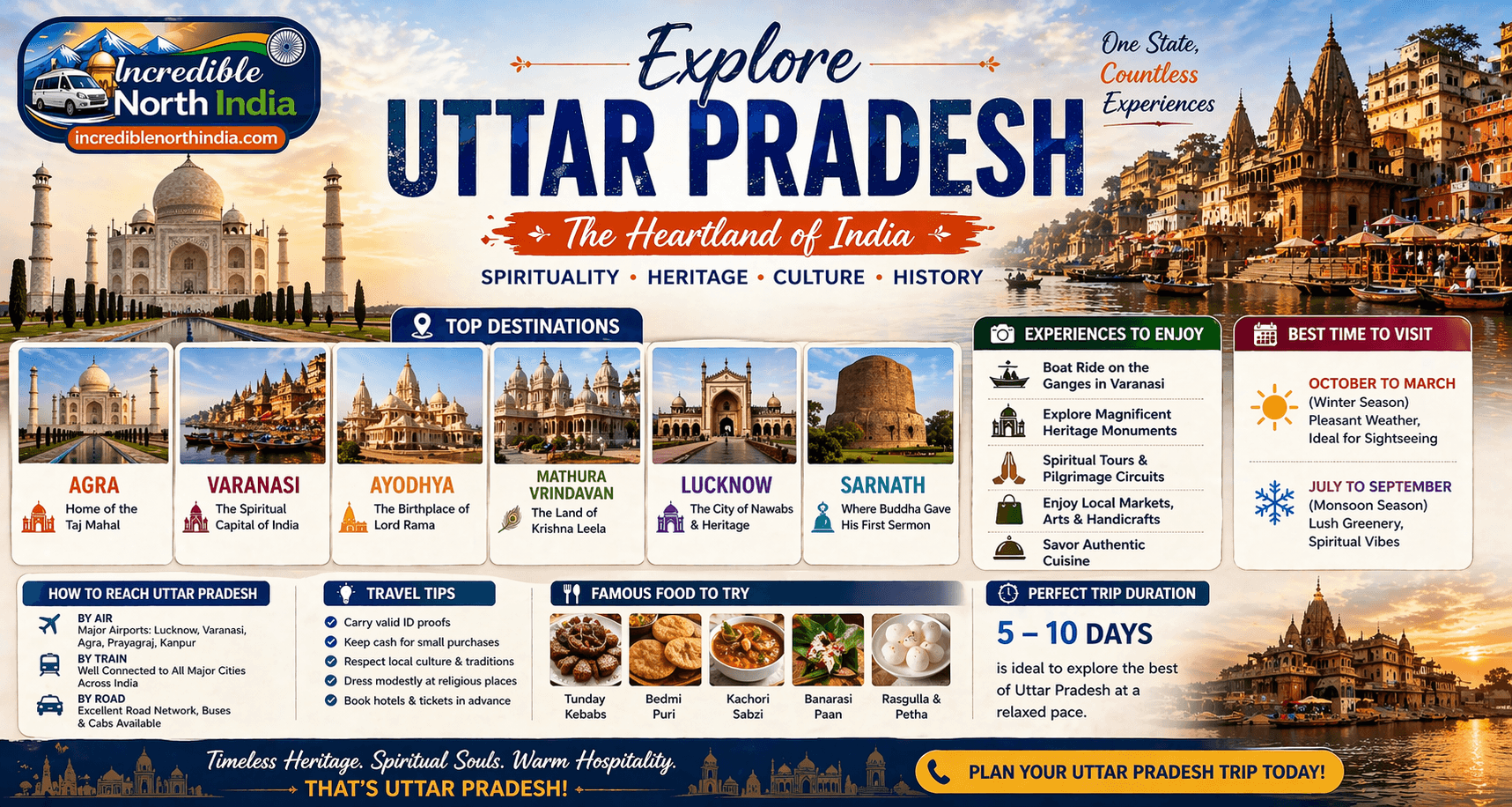 Uttar Pradesh Travel Guide – Complete Planning, Places, Itinerary & Tips
