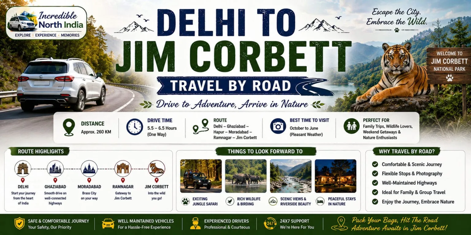 Uttarakhand scenery on Delhi to Bhimtal travel