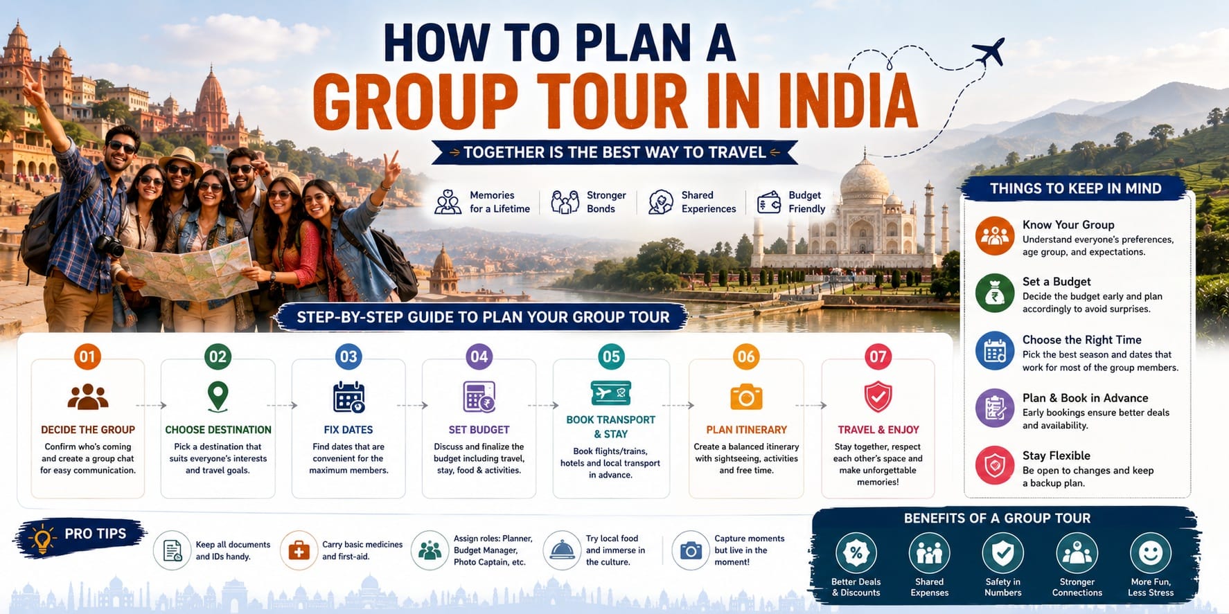 How to Plan a Group Tour in India | Complete Travel Planning Guide