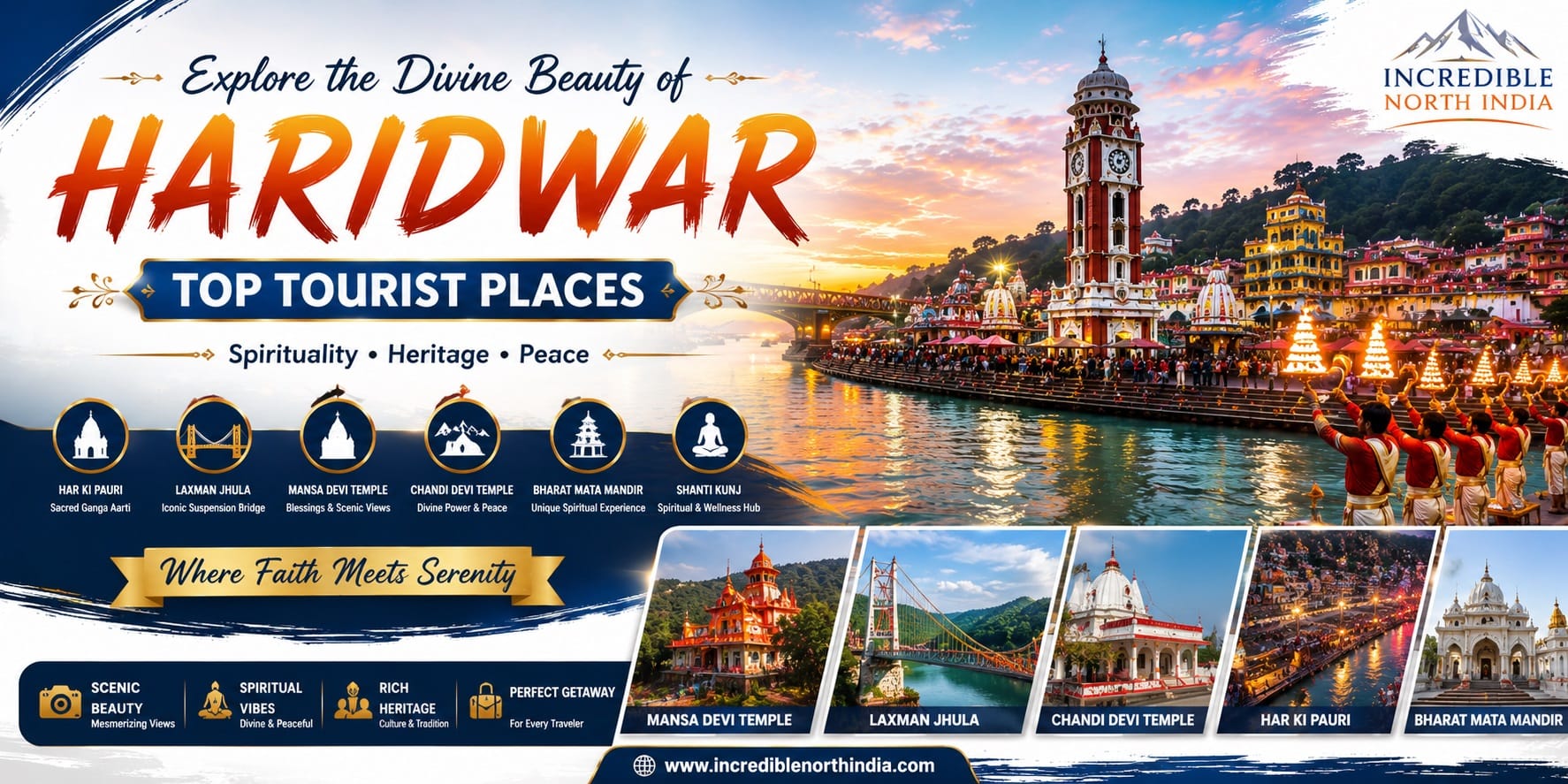 Haridwar ghats and pilgrimage area for a Delhi to Haridwar group journey
