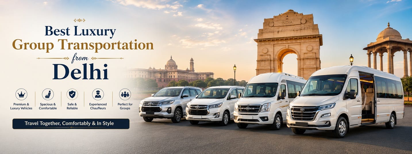 Best Luxury Group Transportation from Delhi