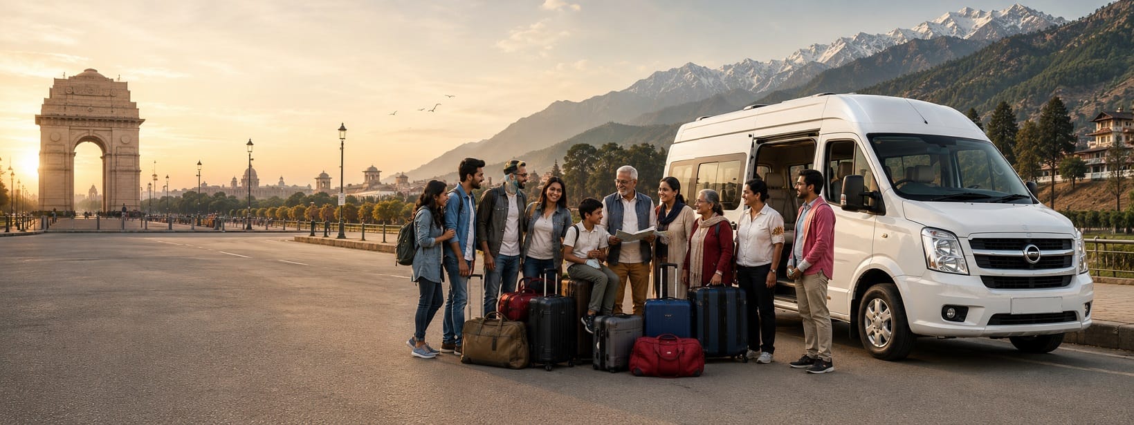 Best Vehicle for Delhi to Manali Group Trip