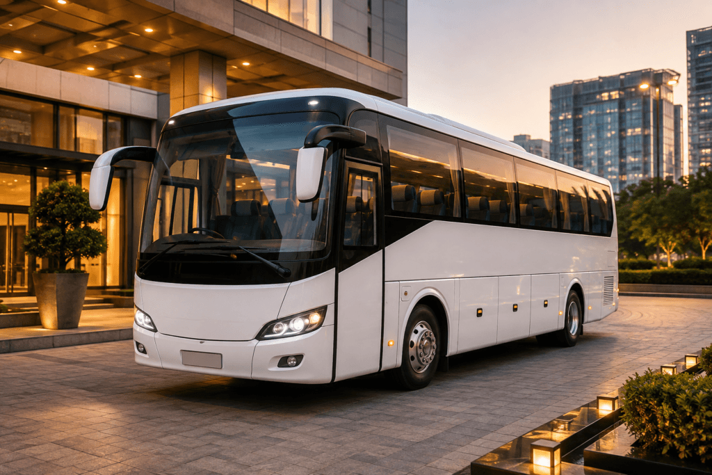 Bus on rent in Gurgaon with driver