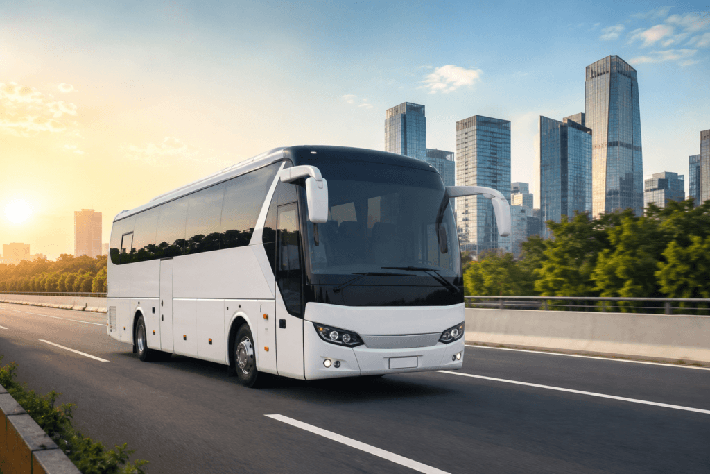 Bus on rent in Noida with driver