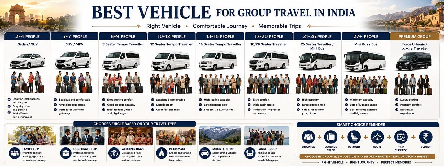 group transportation in India