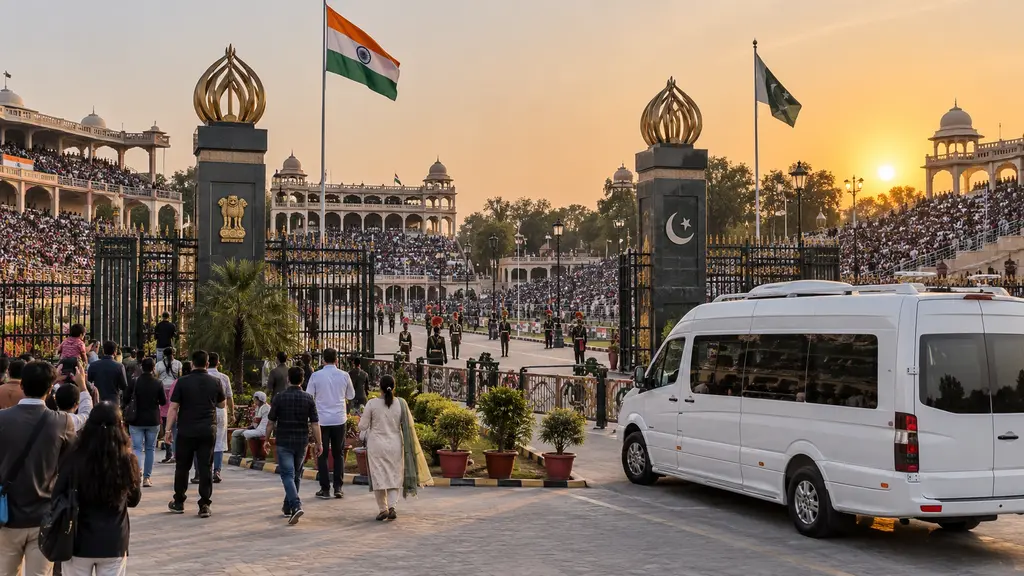Delhi to Attari–Wagah Border Tempo Traveller destination view