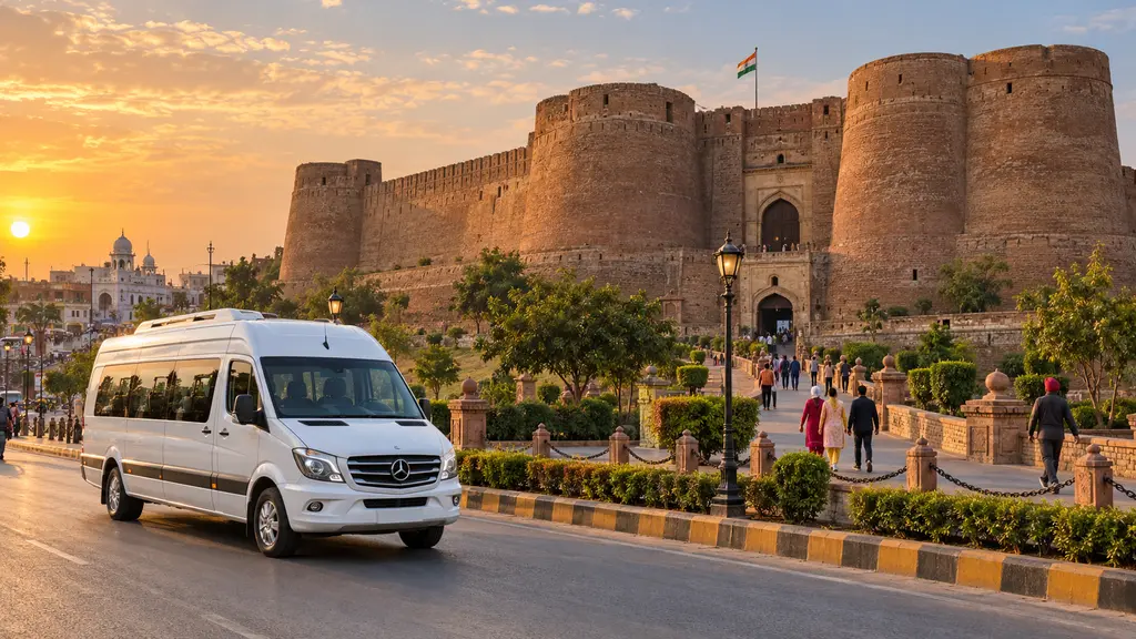Delhi to Bathinda Tempo Traveller destination view