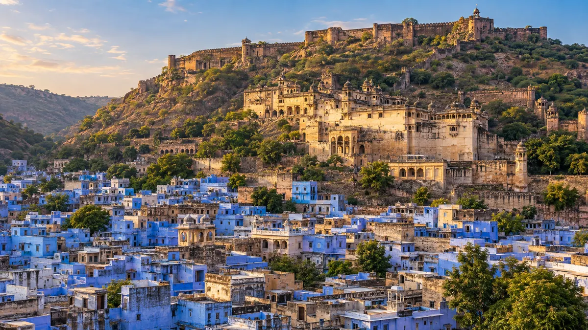 AI-generated illustrative scene for Bundi; not a verified destination photograph.