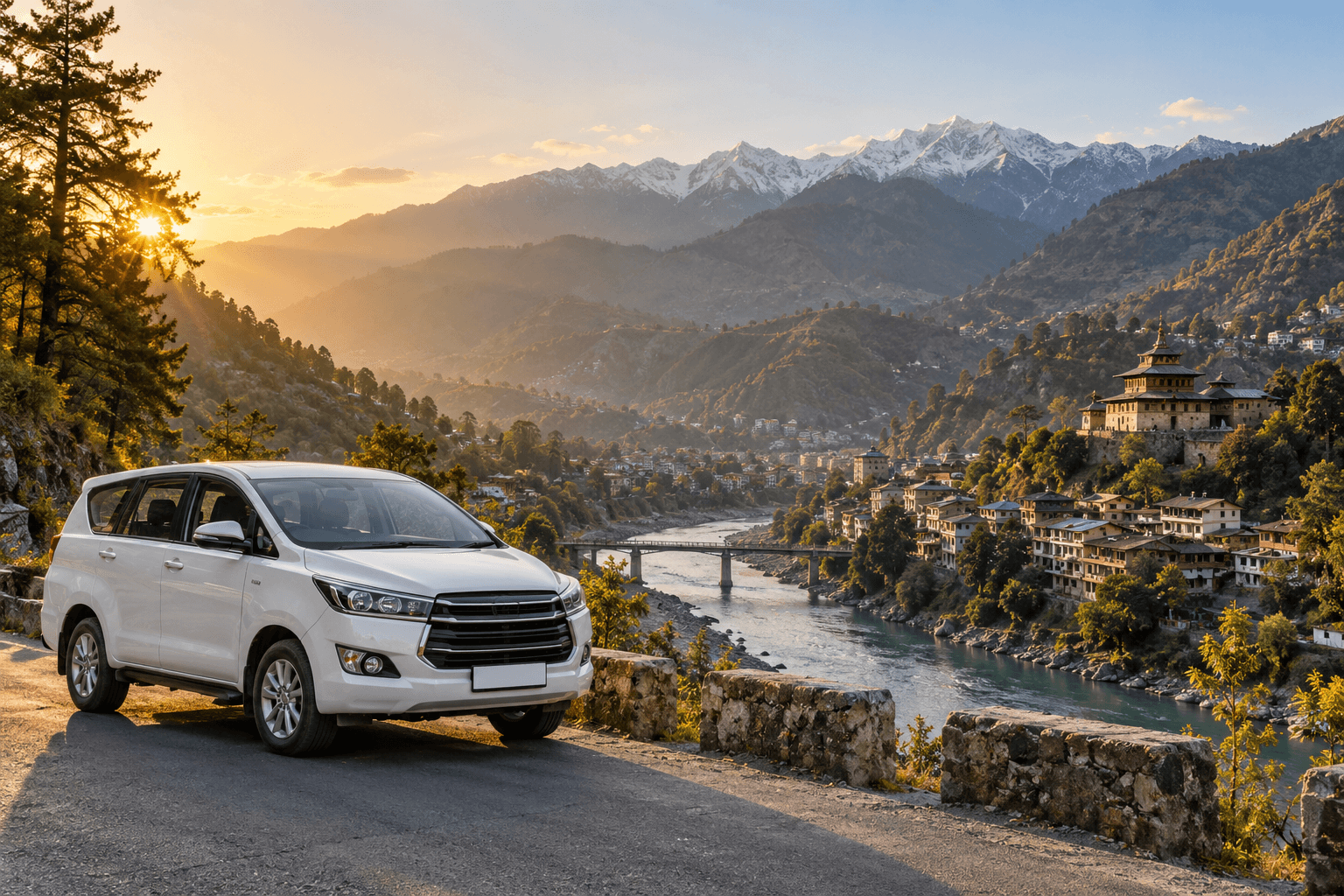 Delhi to Chamba car rental with driver