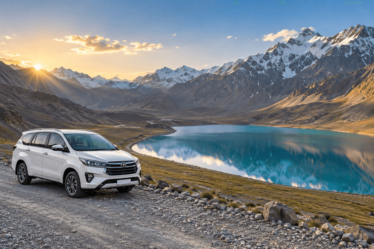 Delhi to Chandratal Lake car rental with driver