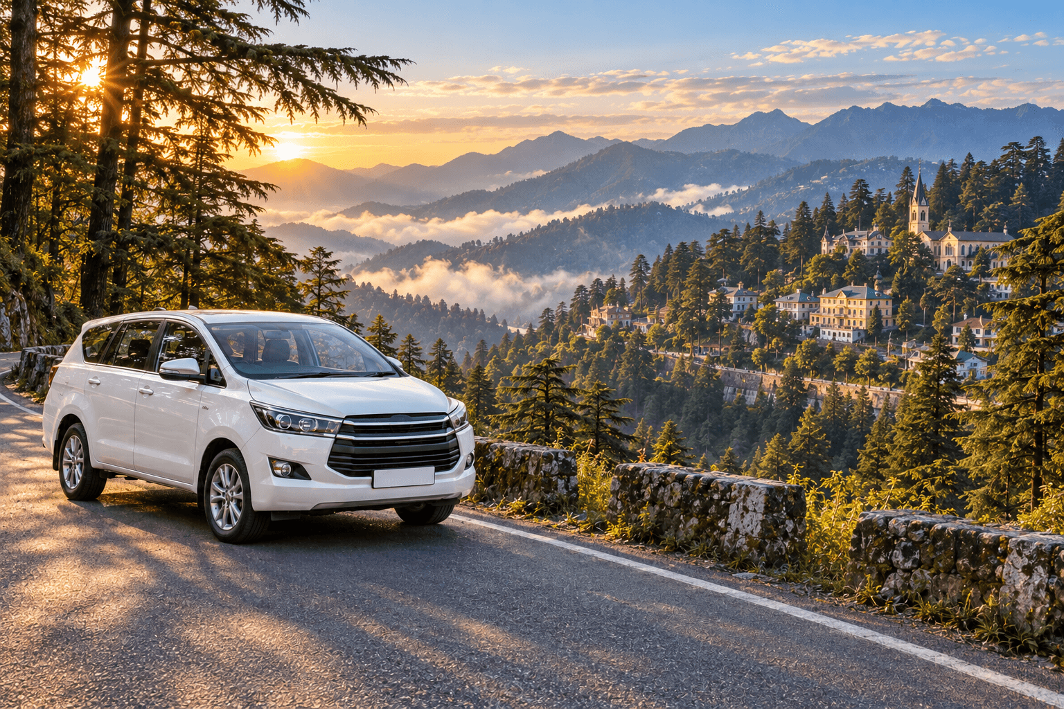 Delhi to Dalhousie car rental with driver