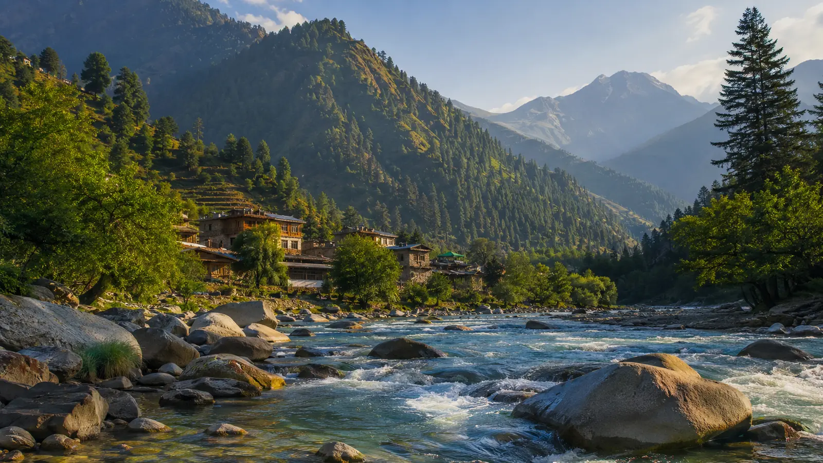 Delhi to Tirthan Valley tempo traveller route