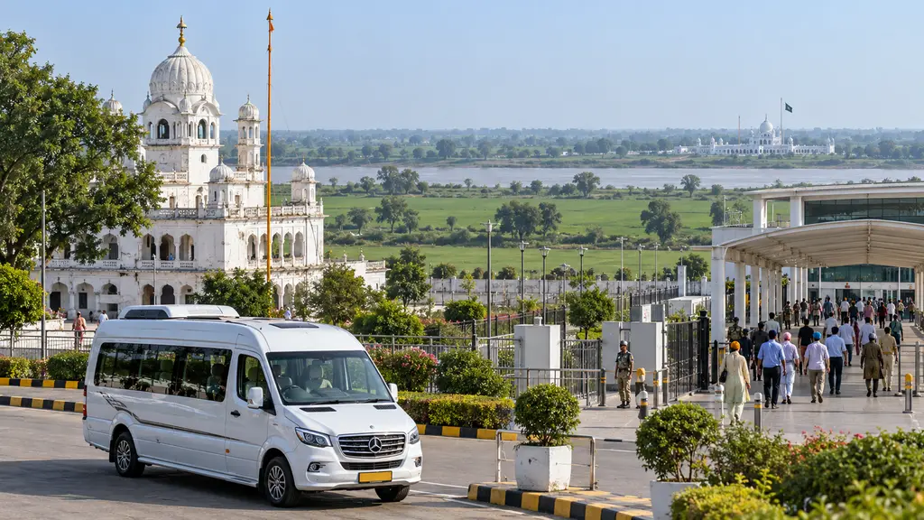 Delhi to Dera Baba Nanak Tempo Traveller destination view