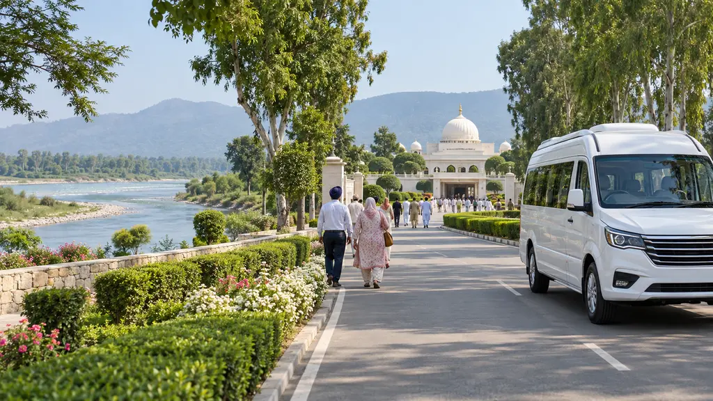 Delhi to Dera Beas Tempo Traveller destination view