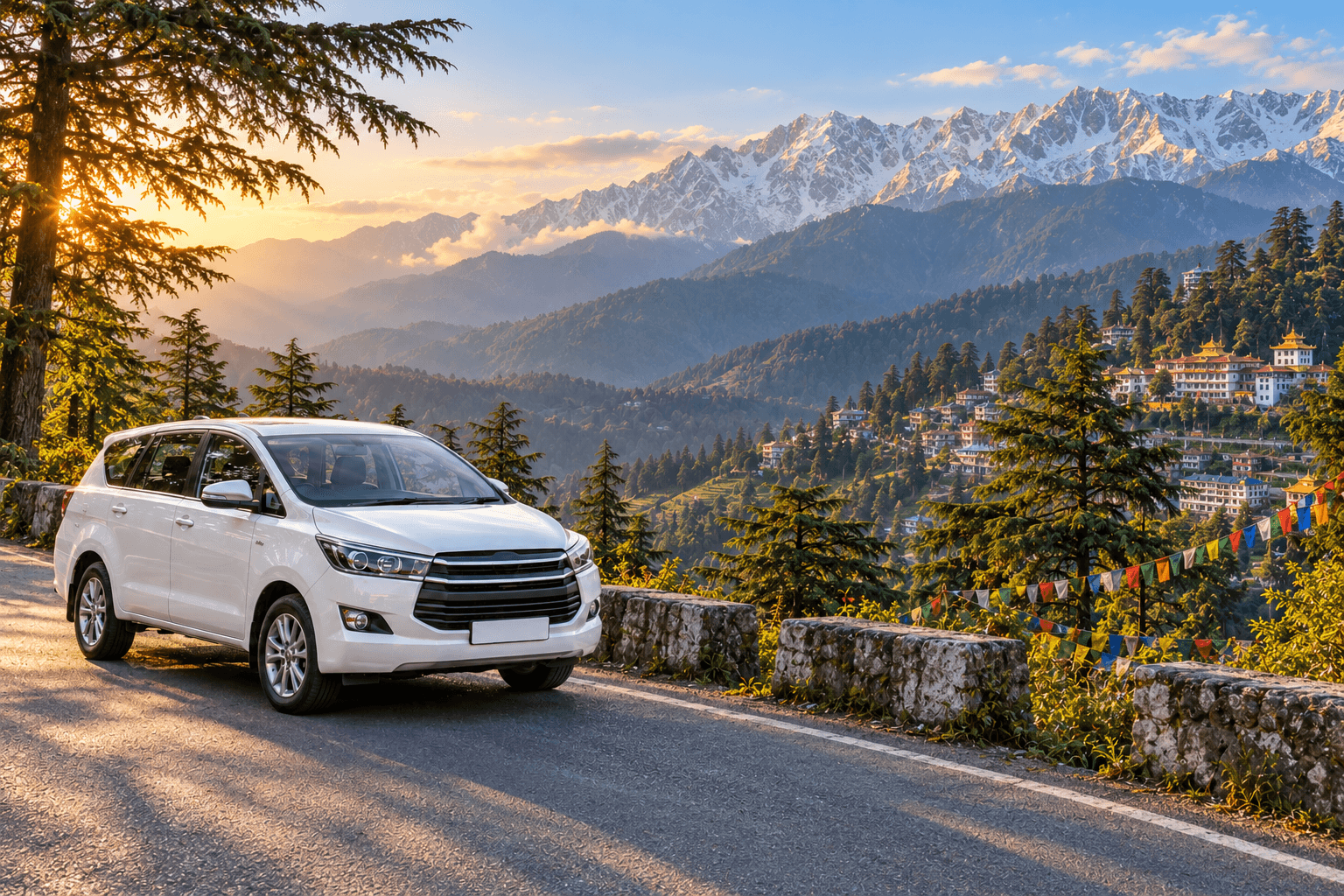 Delhi to Dharamshala car rental with driver