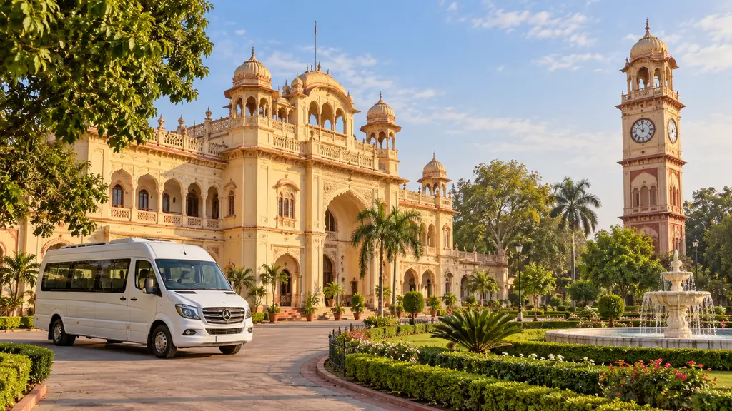 Delhi to Faridkot Tempo Traveller destination view