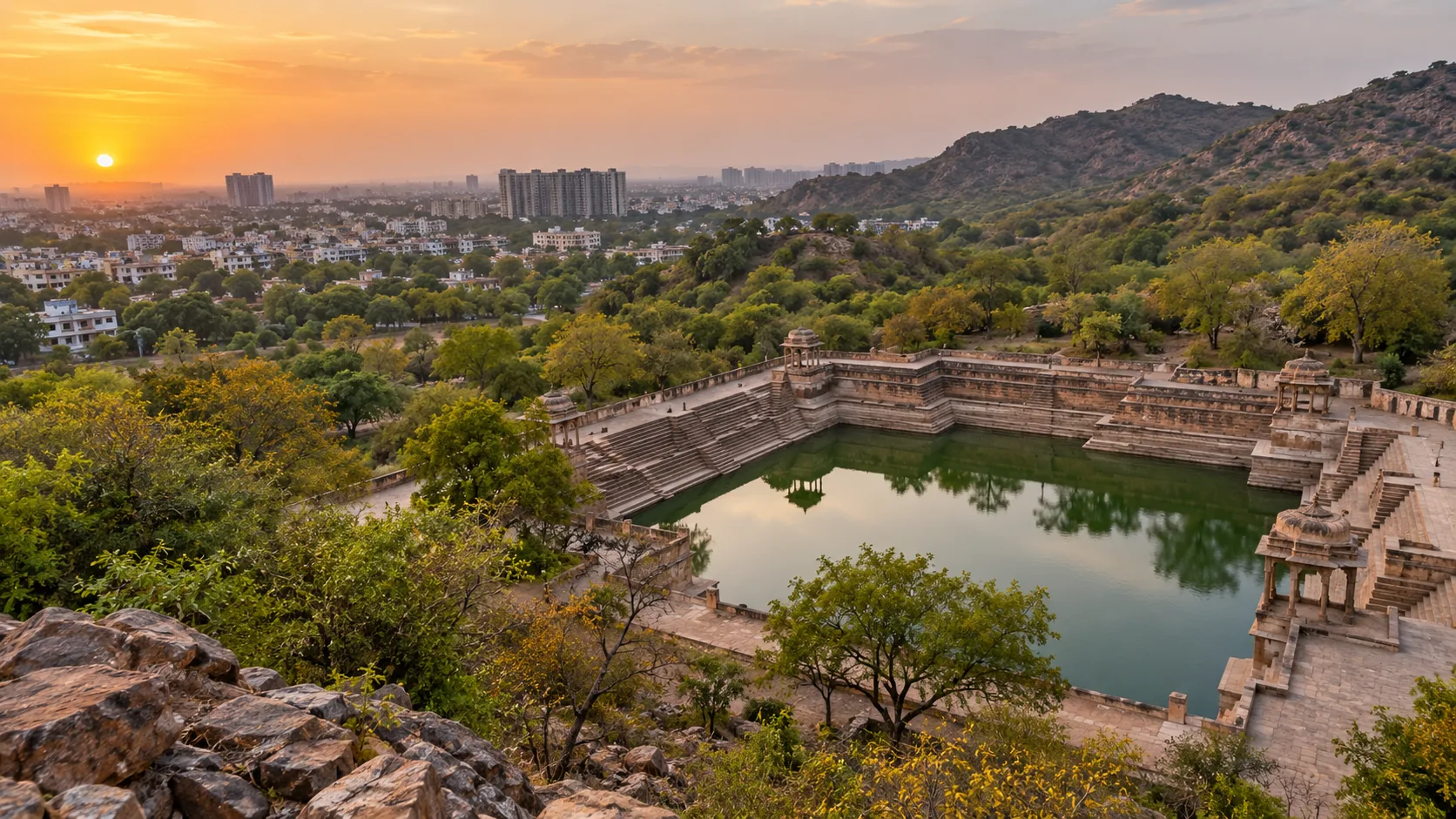 Illustrative Faridabad, Haryana destination scene