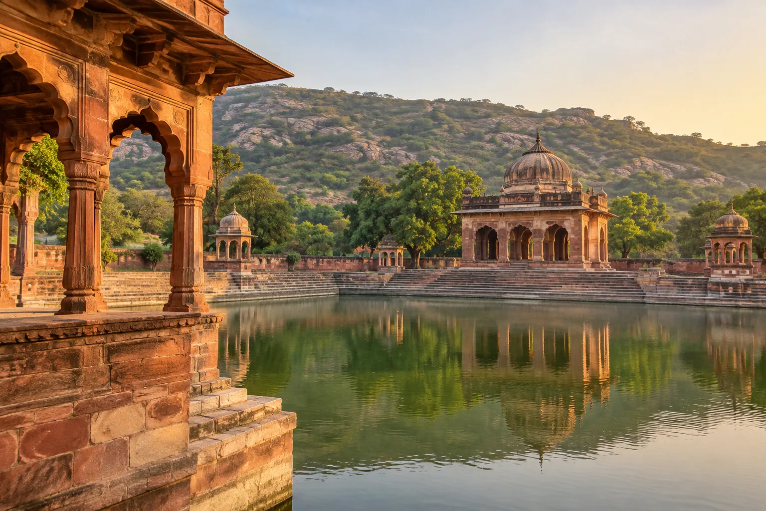 Illustrative Nuh, Haryana destination scene