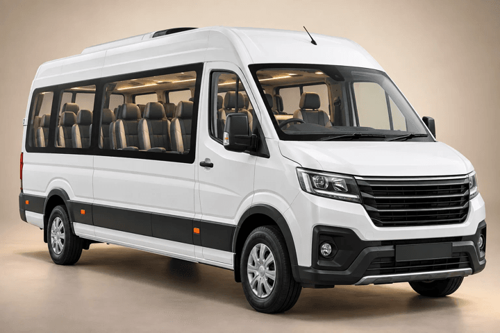Illustrative 16 Seater Urbania group van cabin