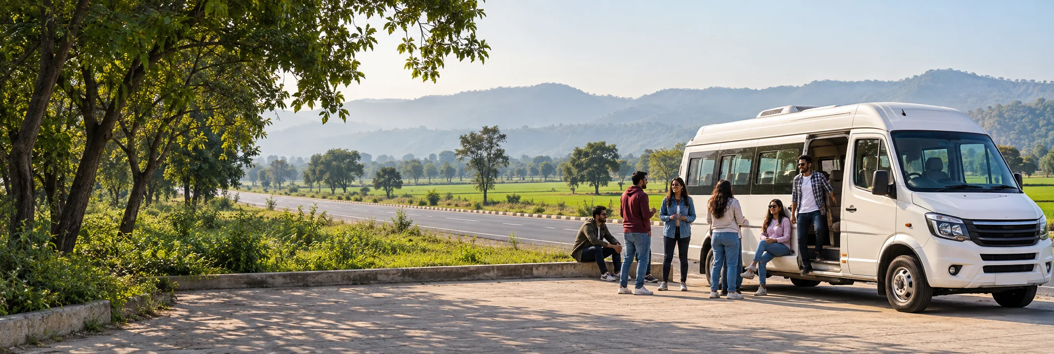 Illustrative group transport for the Panipat route