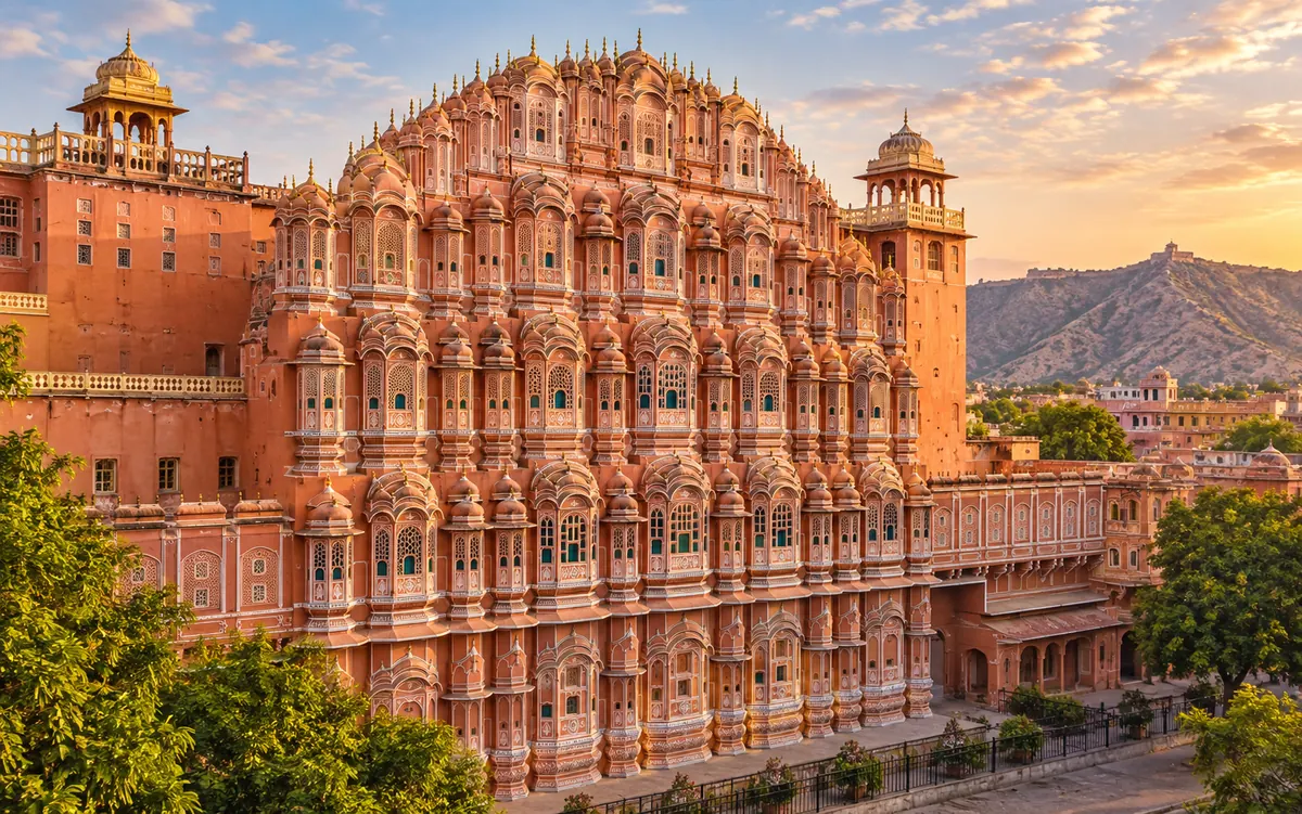 AI-generated illustrative scene for Jaipur; not a verified destination photograph.