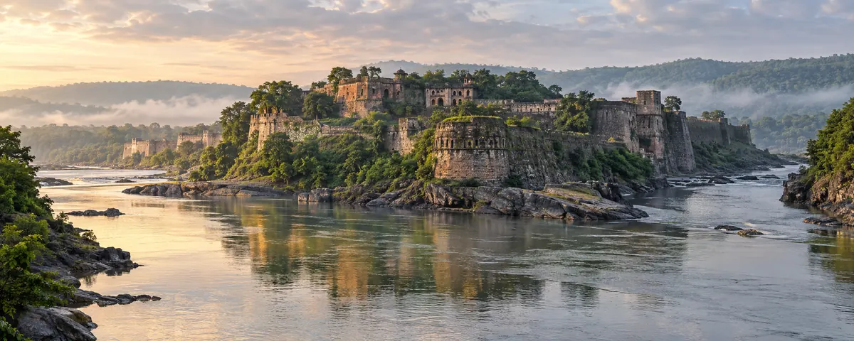 AI-generated illustrative scene for Jhalawar; not a verified destination photograph.