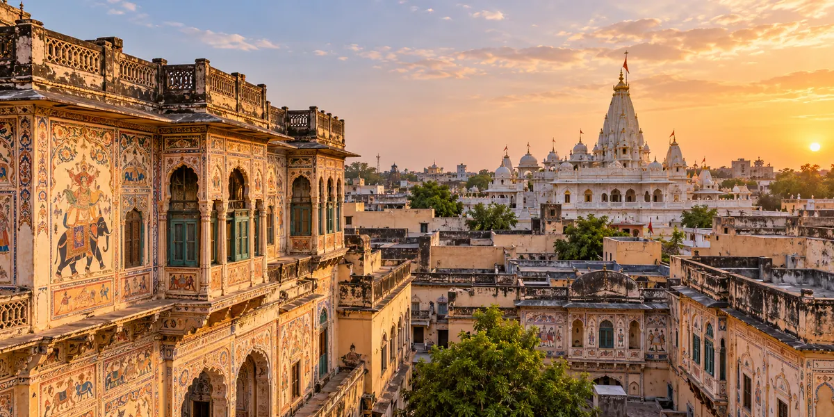 AI-generated illustrative scene for Jhunjhunu; not a verified destination photograph.