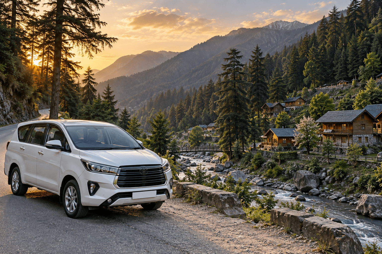 Delhi to Jibhi car rental with driver