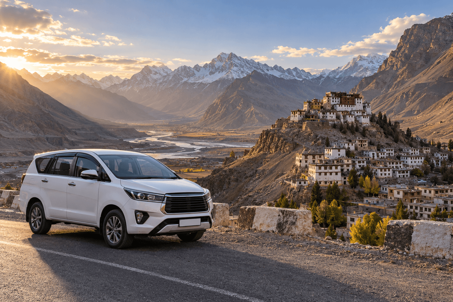 Delhi to Kaza car rental with driver