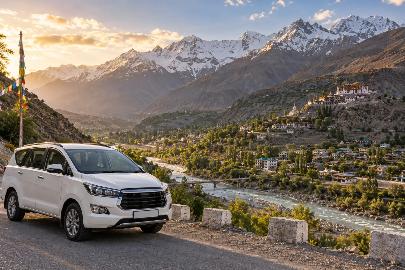 Illustrative Himachal destination image for Keylong Urbania trip