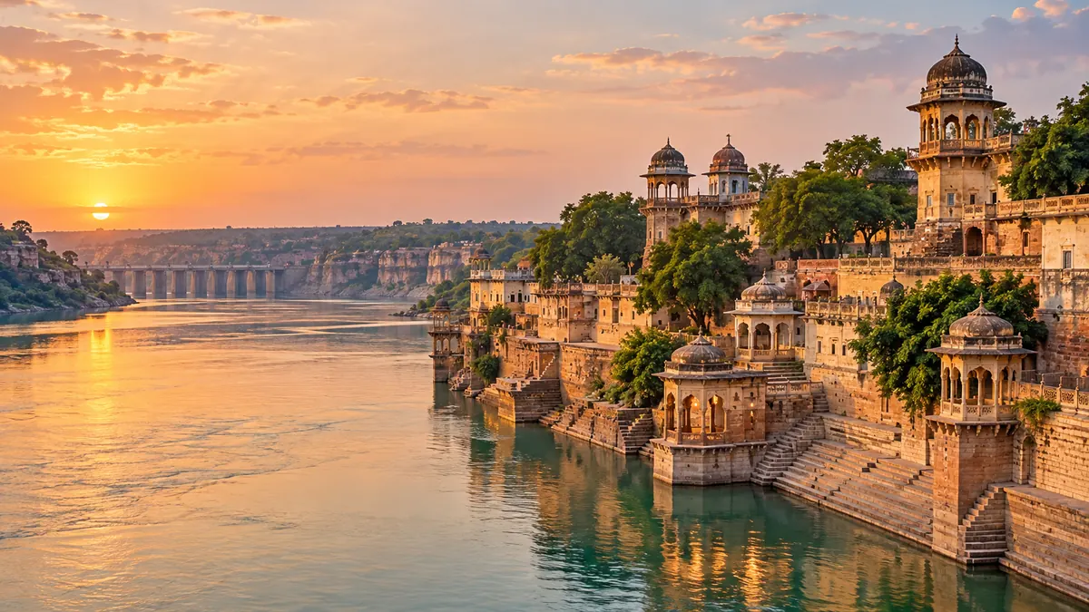 AI-generated illustrative scene for Kota; not a verified destination photograph.