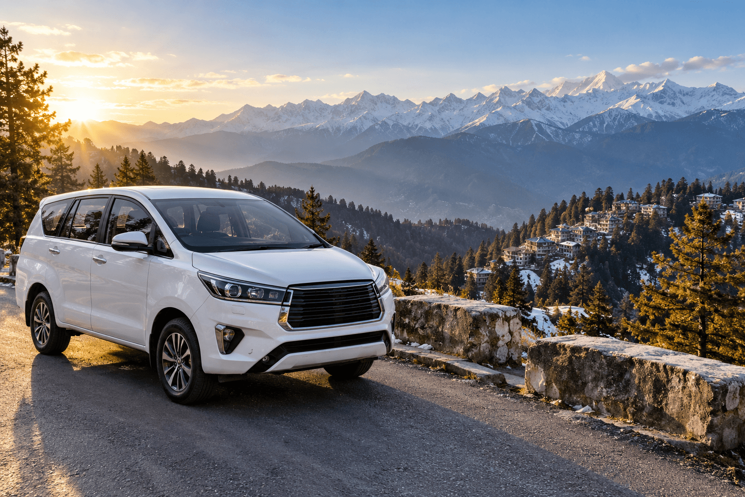 Delhi to Kufri car rental with driver