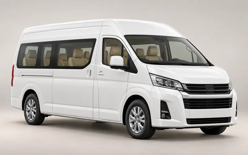 Illustrative premium group van for 9-Seater Maharaja; actual offered vehicle may differ