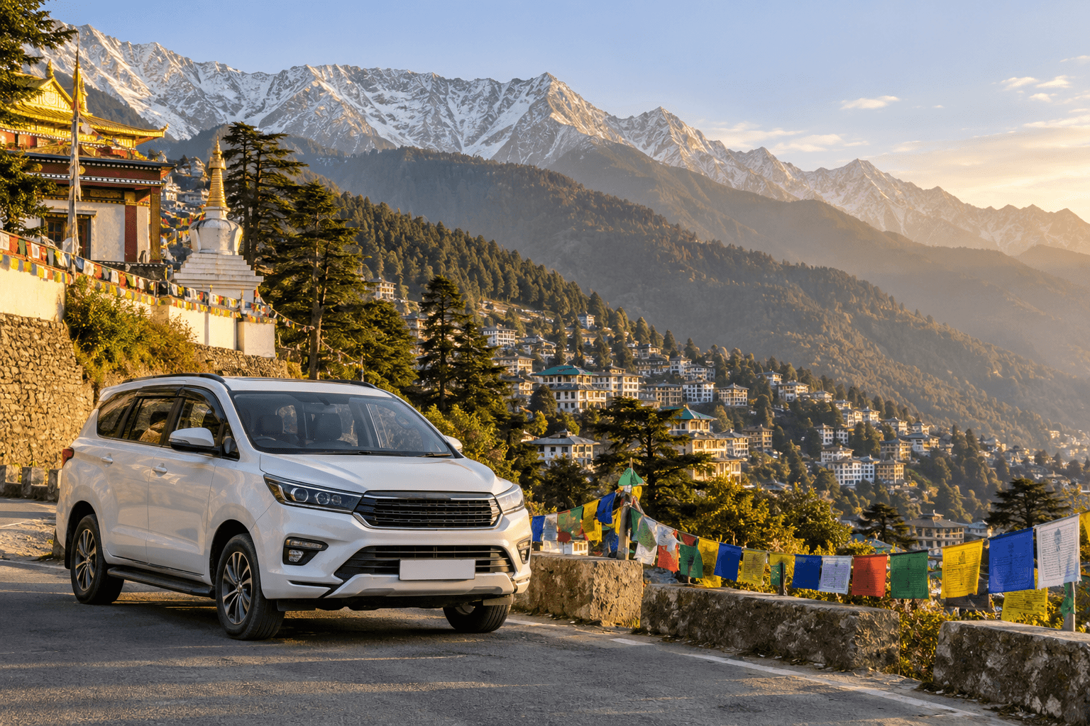 Delhi to McLeod Ganj car rental with driver