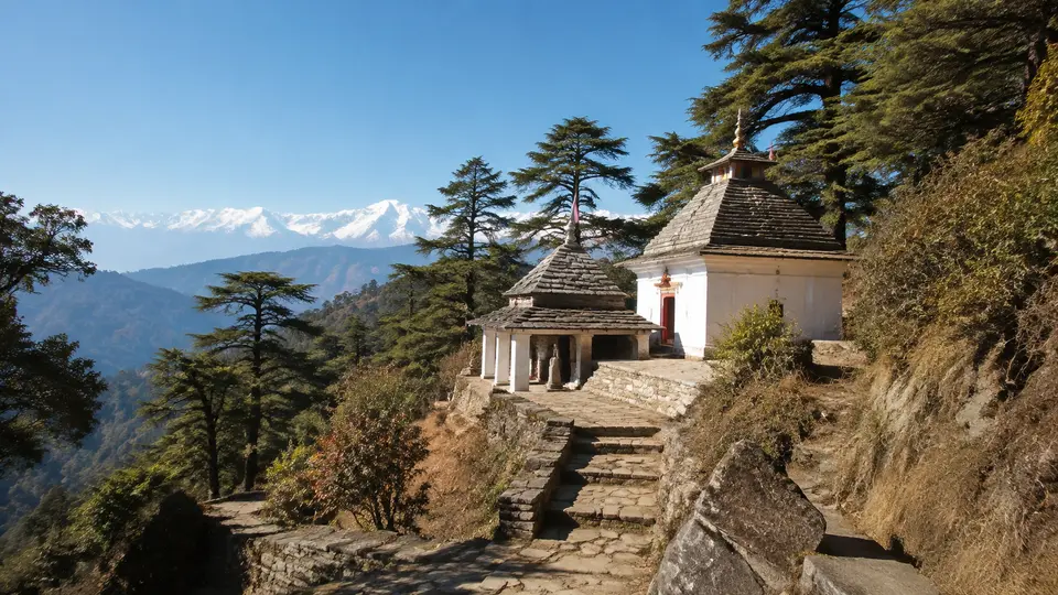 Illustrative Mukteshwar mountain landscape