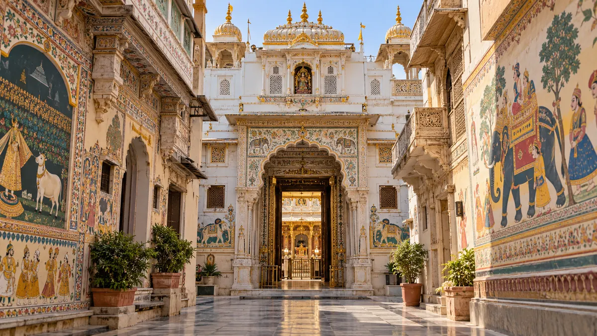 AI-generated illustrative scene for Nathdwara; not a verified destination photograph.