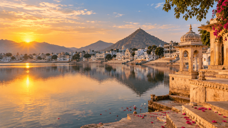 Delhi to Pushkar Tempo Traveller — original Rajasthan travel image