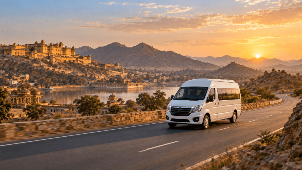 Delhi to Rajasthan Tempo Traveller — original Rajasthan travel image