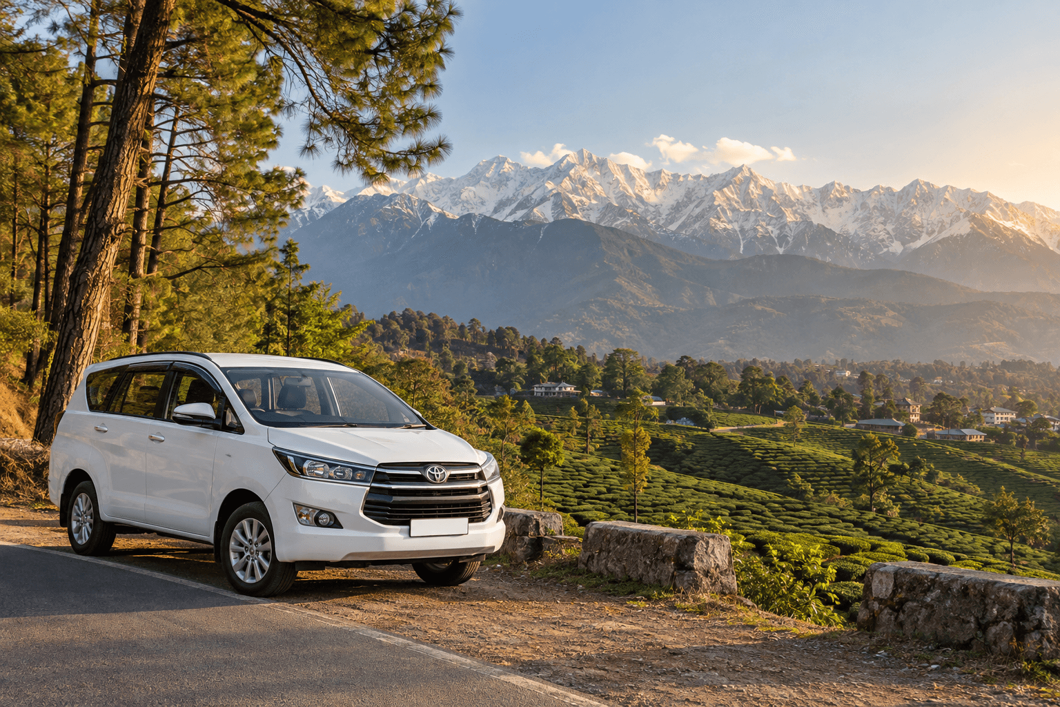 Delhi to Palampur car rental with driver