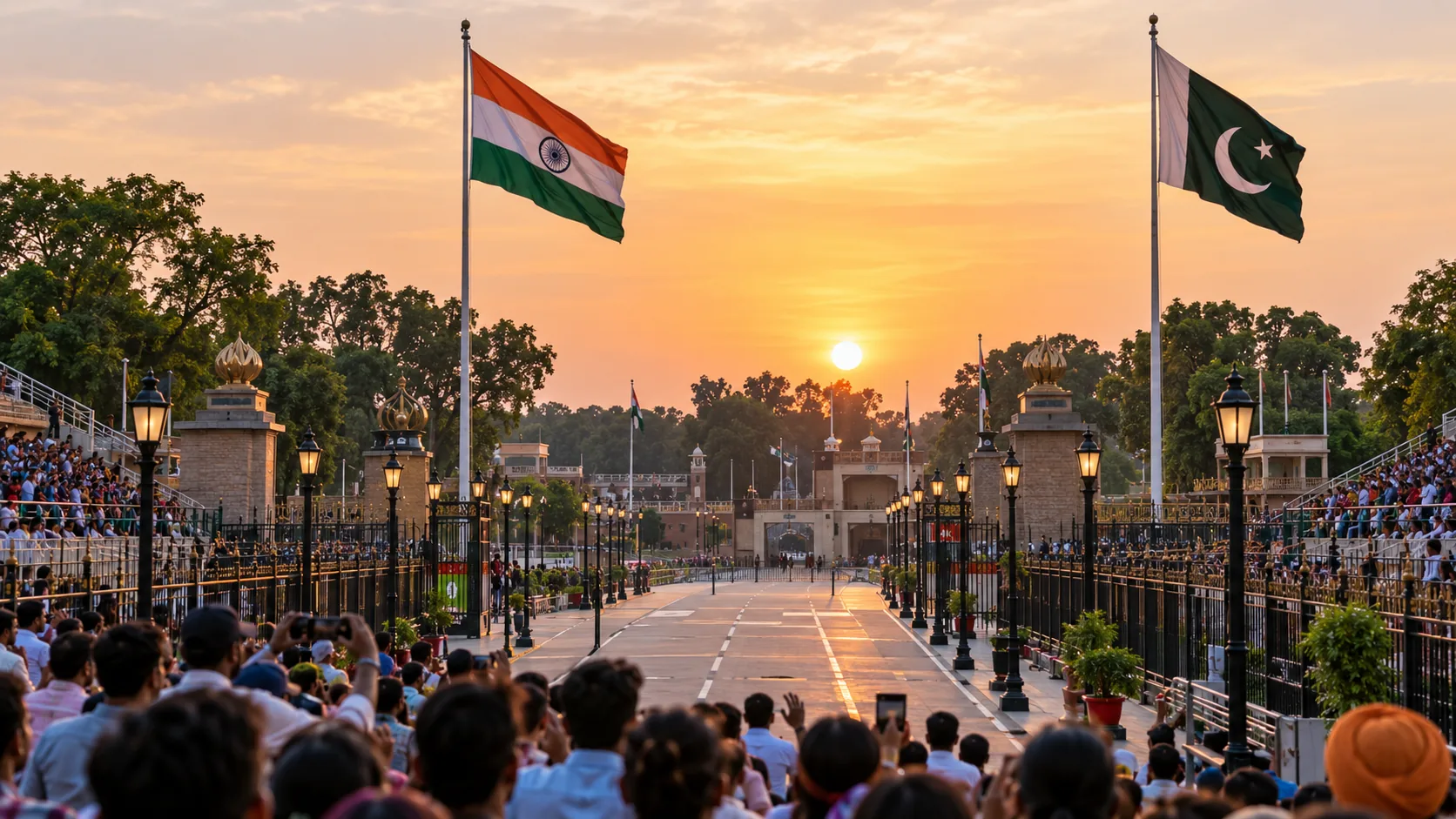Illustrative Punjab destination scene for Attari–Wagah