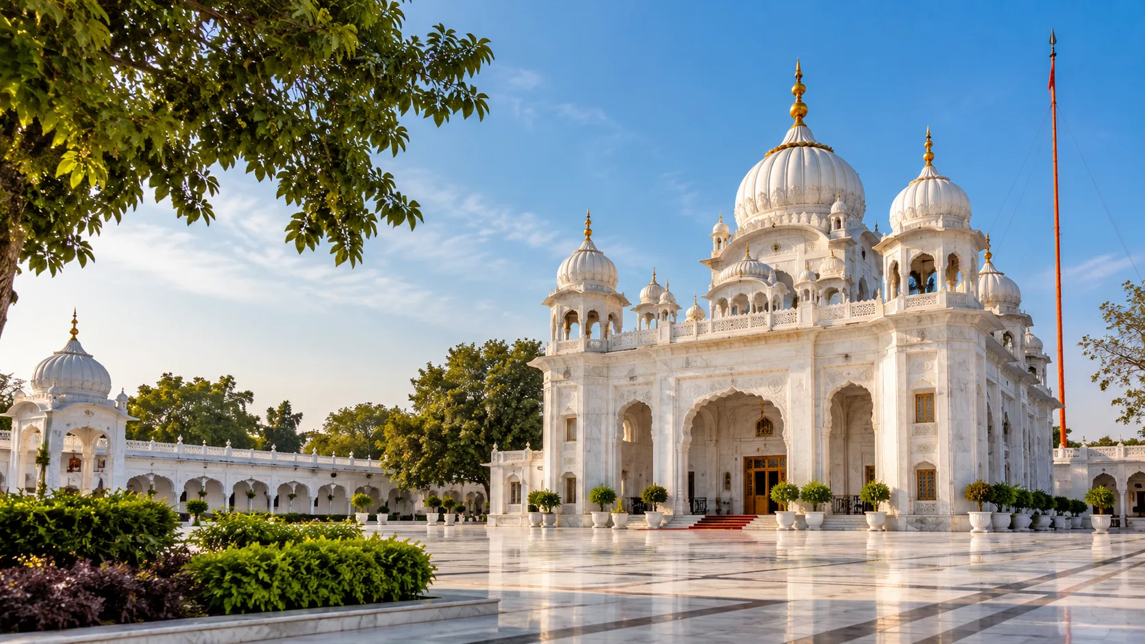 Illustrative Punjab destination scene for Fatehgarh Sahib