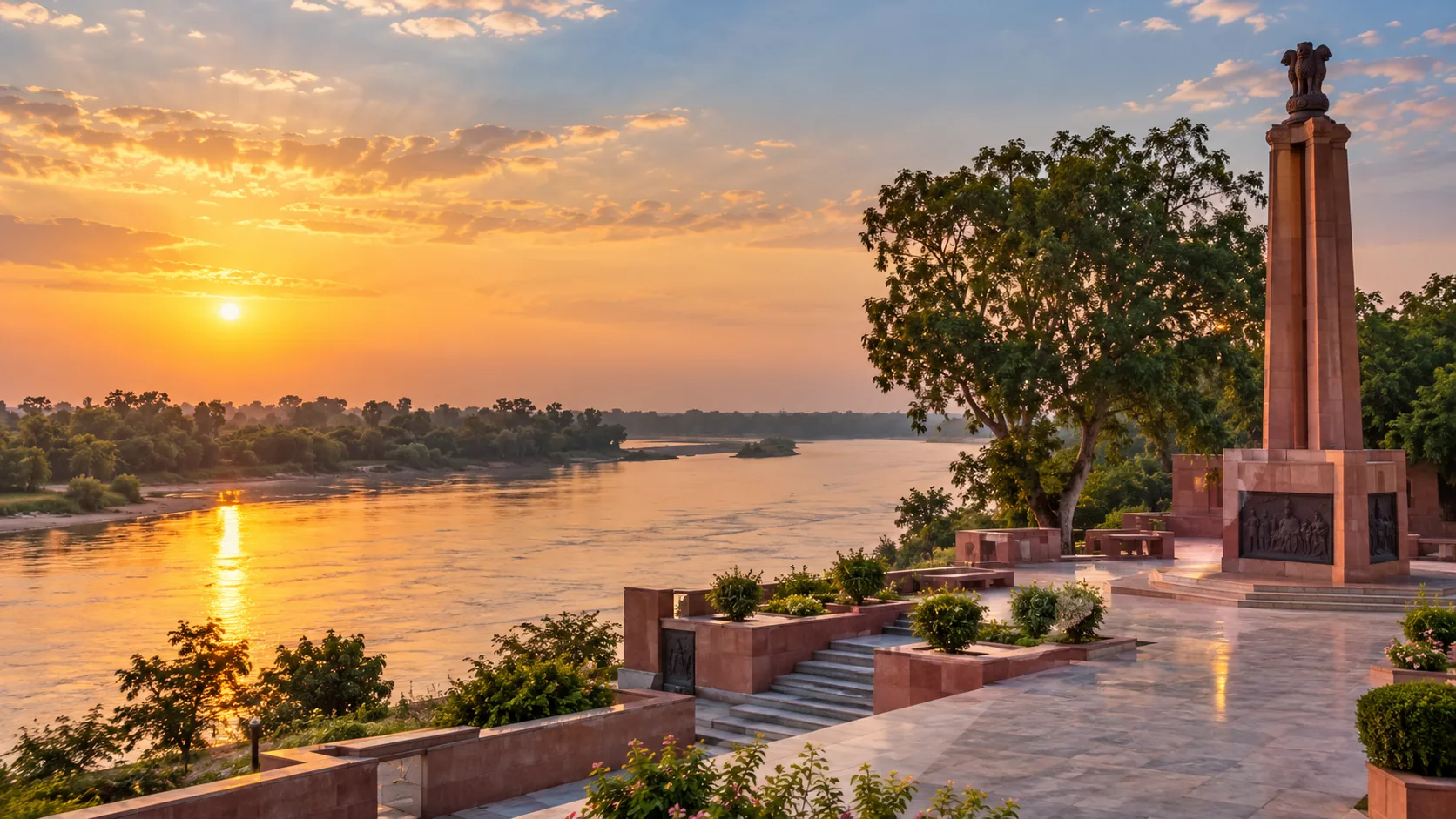 Illustrative Punjab destination scene for Firozpur