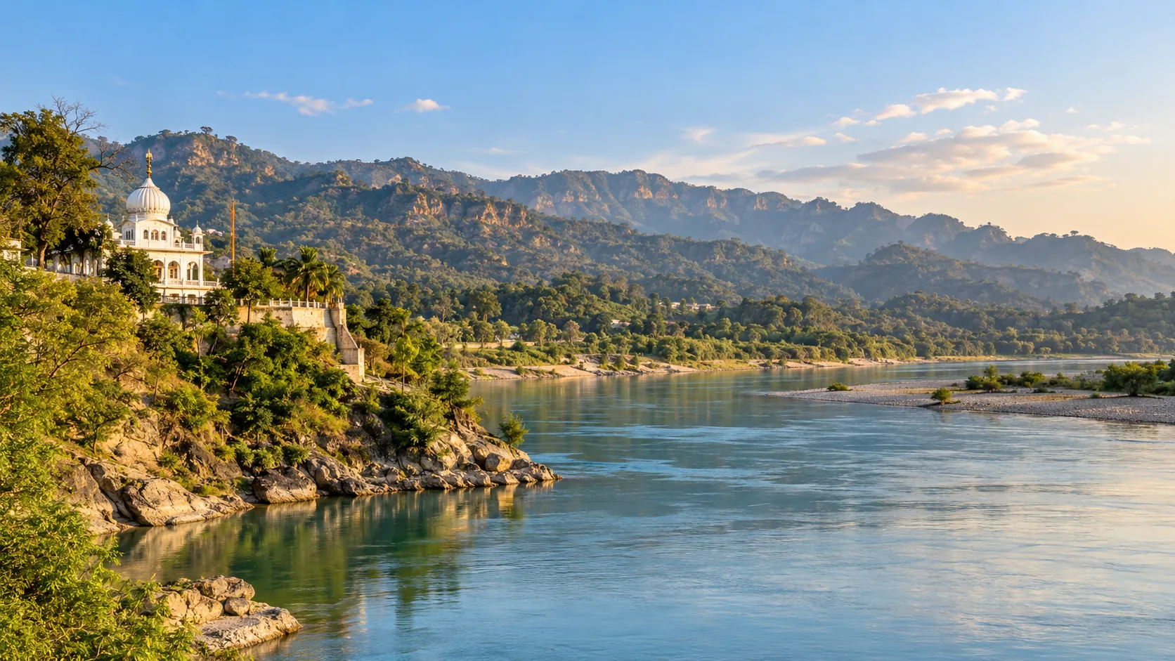Illustrative Punjab destination scene for Rupnagar