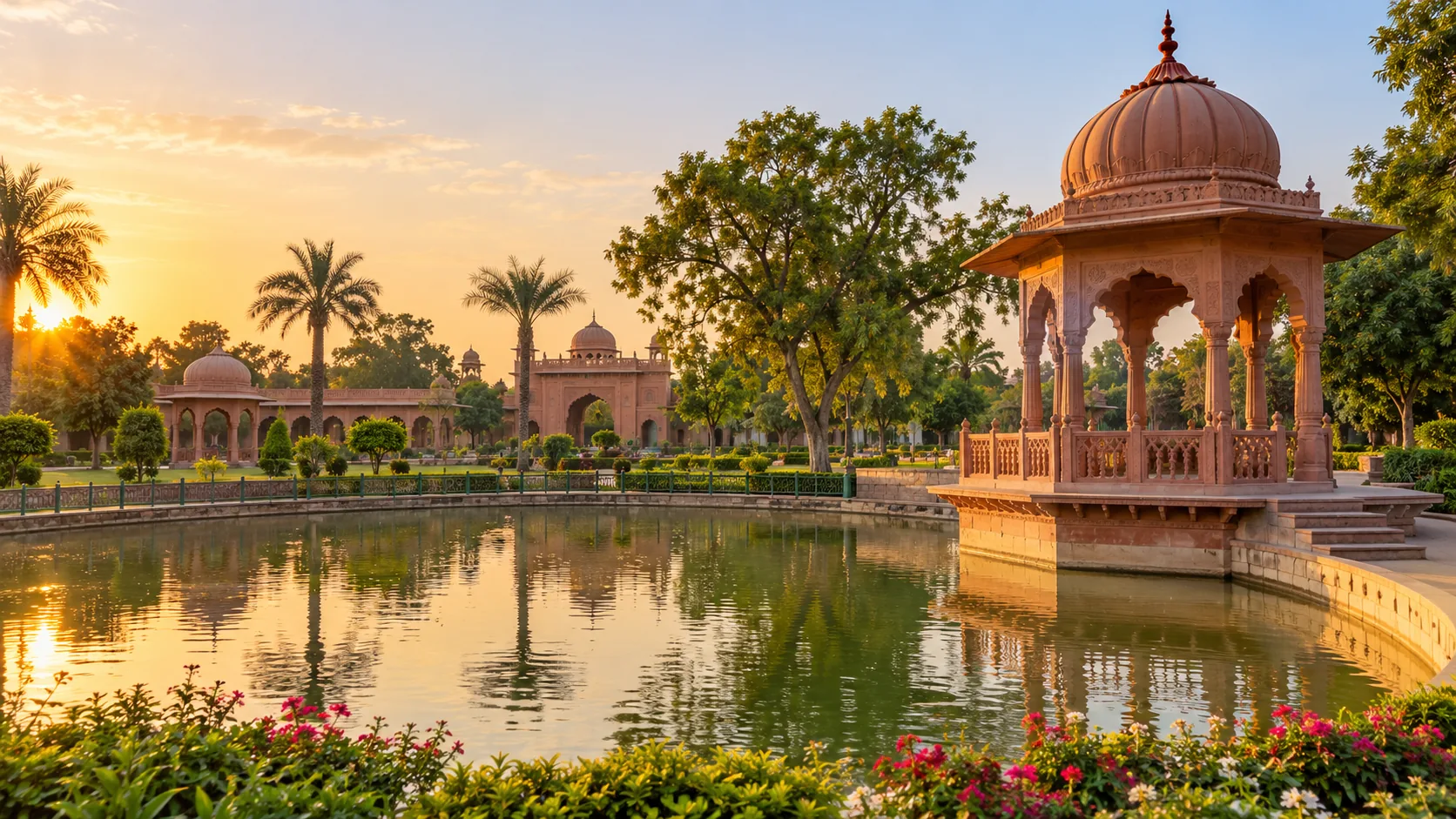 Illustrative Punjab destination scene for Sangrur